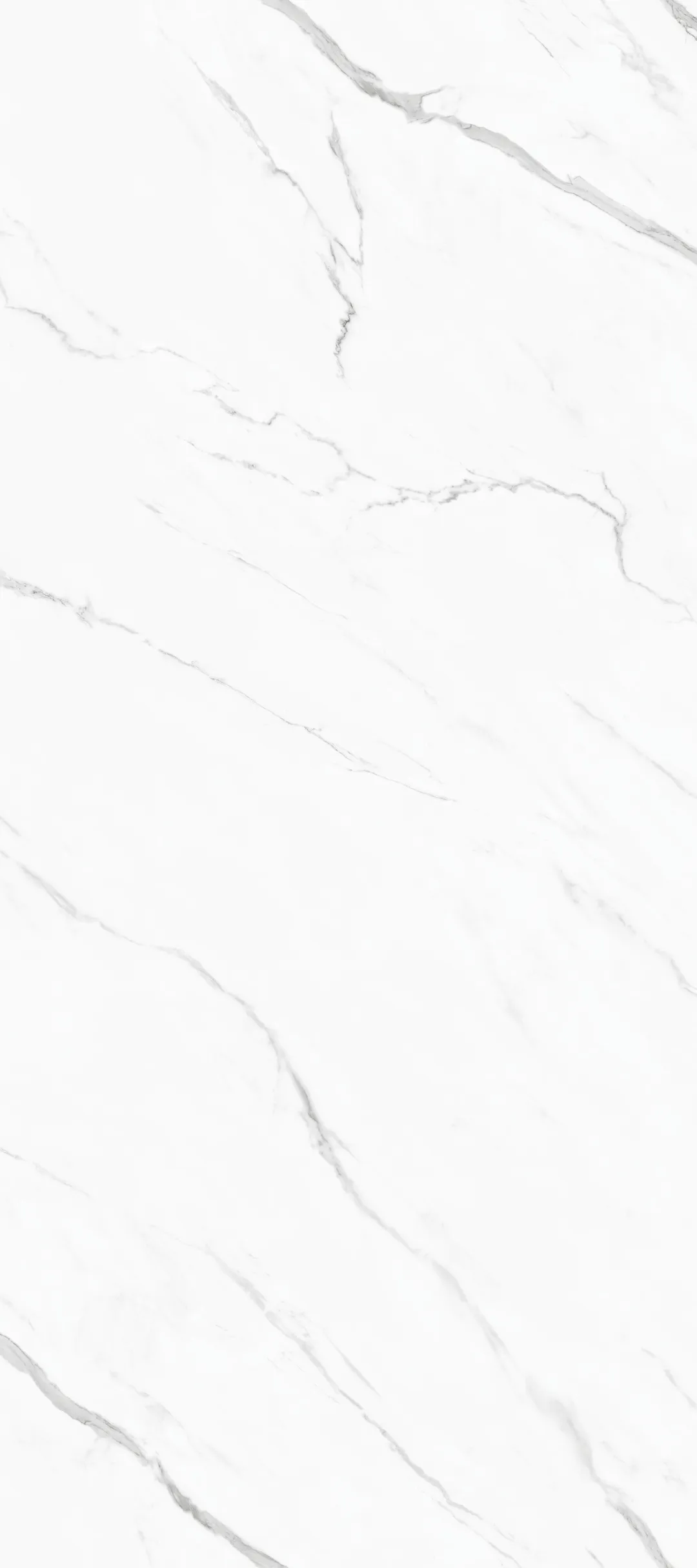 fine vein carrara style white sintered stone slab with polished glossy marble surface texture