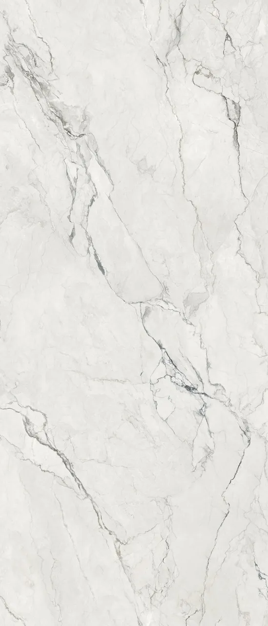 Glazed Matte White Marble Effect Sintered Stone Slab MA1227266ST