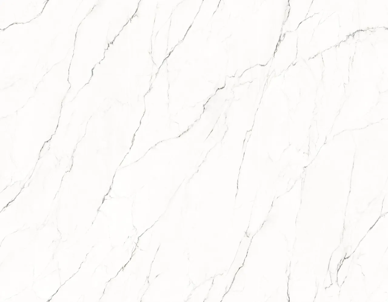 1200x2800 White Marble Look Matte Textured Sintered Stone Continuous Vein Design MA1228030ST