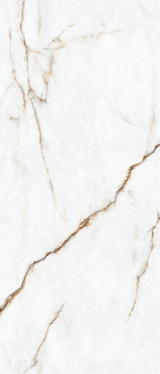 White Onyx Effect Satin Sintered Stone with Natural Gold Veins