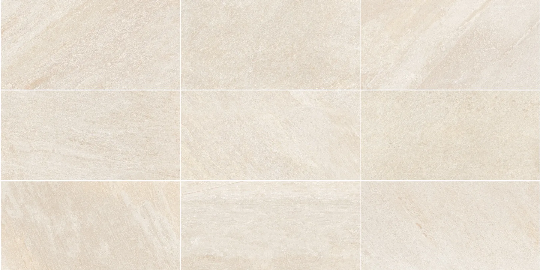 600x600x20mm Glazed Matte Textured Non Slip Beige Slate Look Porcelain Tile Texture Layout - QUABEI43A
