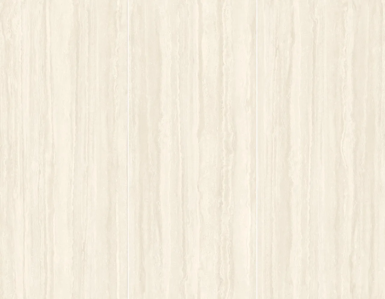 Beige yellow travertine look sintered stone 3-face slab layout with coordinated texture variation