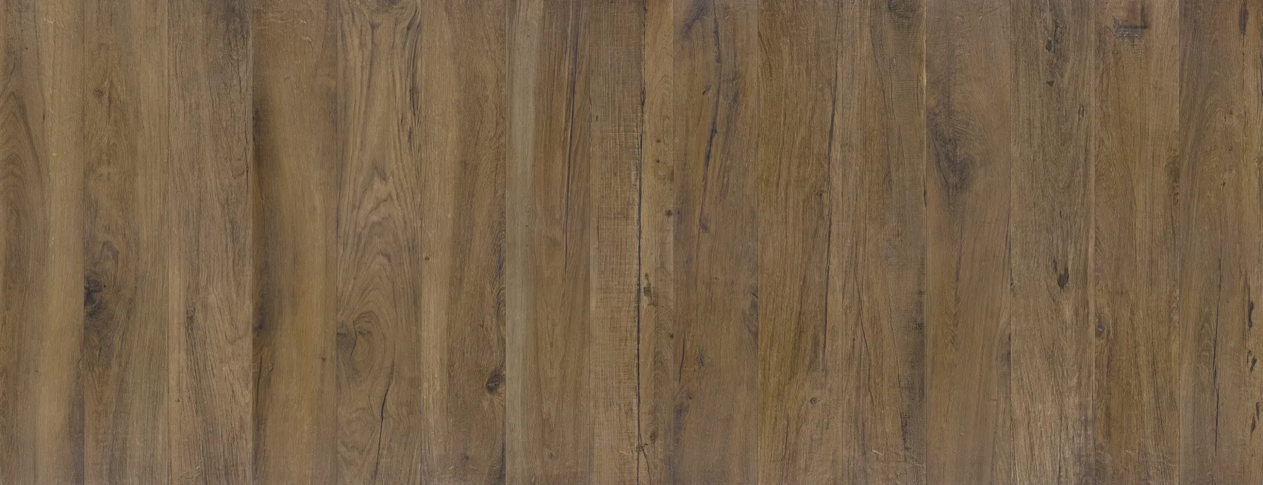 OW905122 Brown Wood Look porcelain tile shown in an application-style product view