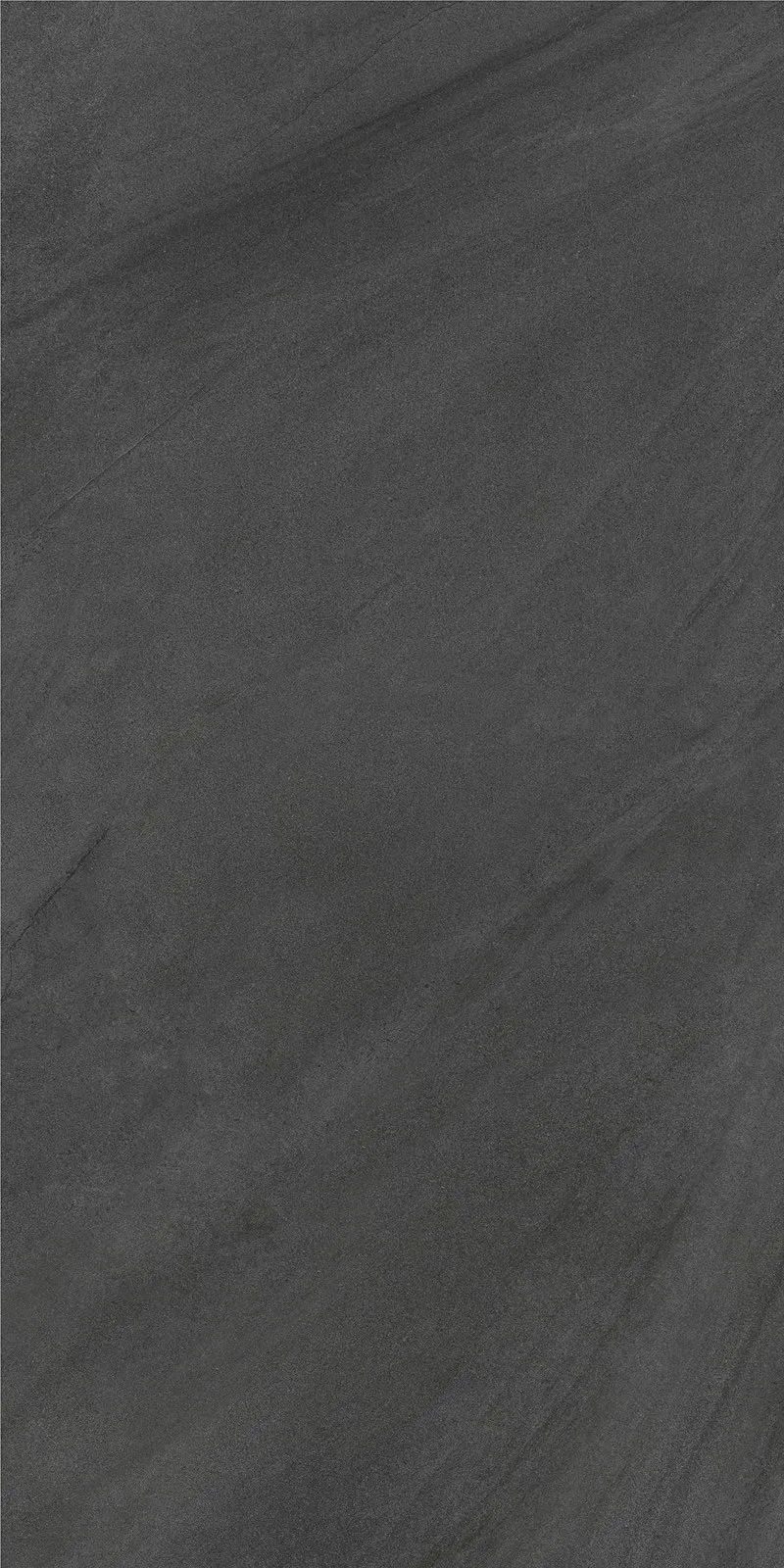 OS757DG126, OS757DG606 charcoal Sandstone Porcelain Tile in 600x1200mm and 600x600mm, shown as several tile faces arranged side by side to show the surface pattern, veining, and shade variation