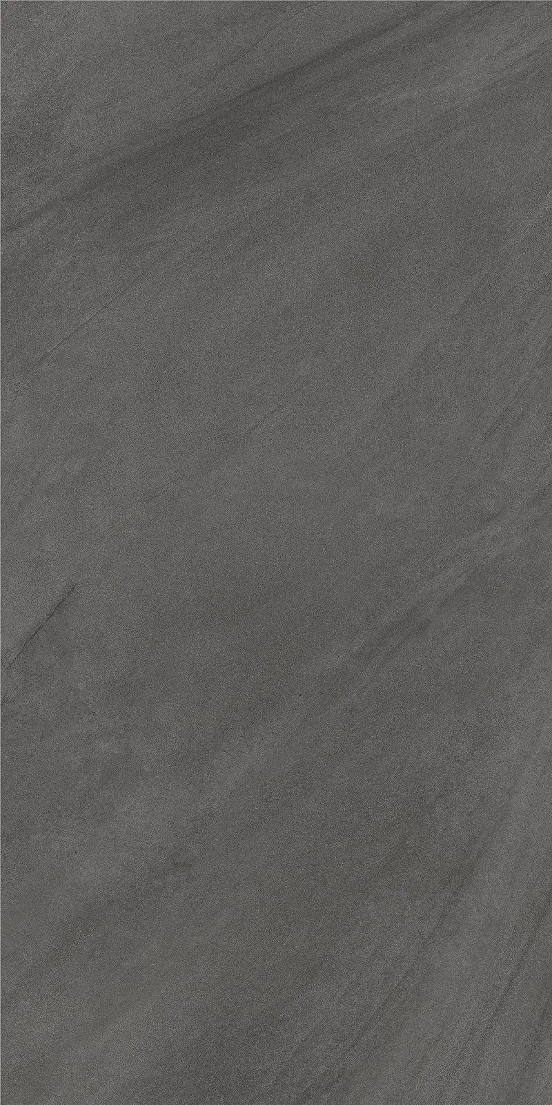OS755DG126, OS755DG606 dark Gray Sandstone Porcelain Tile in 600x1200mm and 600x600mm, shown as several tile faces arranged side by side to show the surface pattern, veining, and shade variation