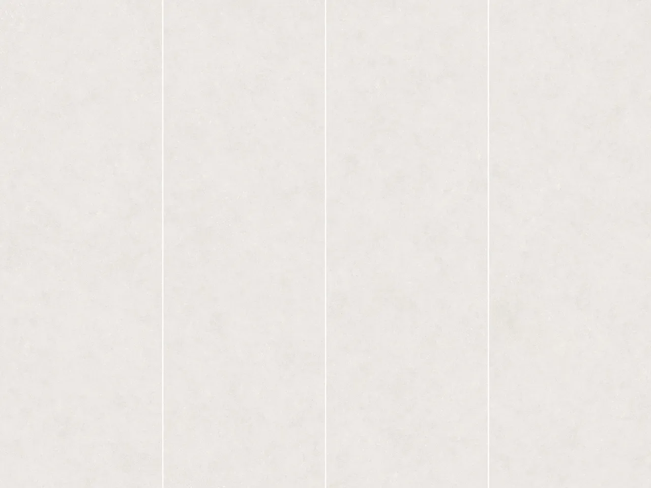 Four-panel layout of ivory white limestone look sintered stone slabs Title: Ivory White Limestone Sintered Stone 4-Panel Layout