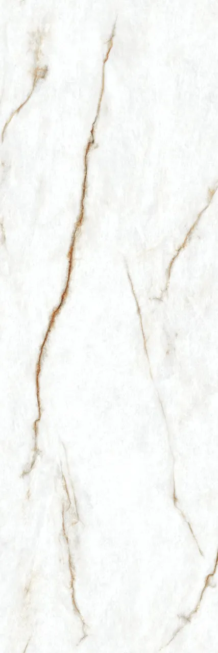 900x2700mm onyx look satin white sintered stone with gold vein slab face A MA927621LP