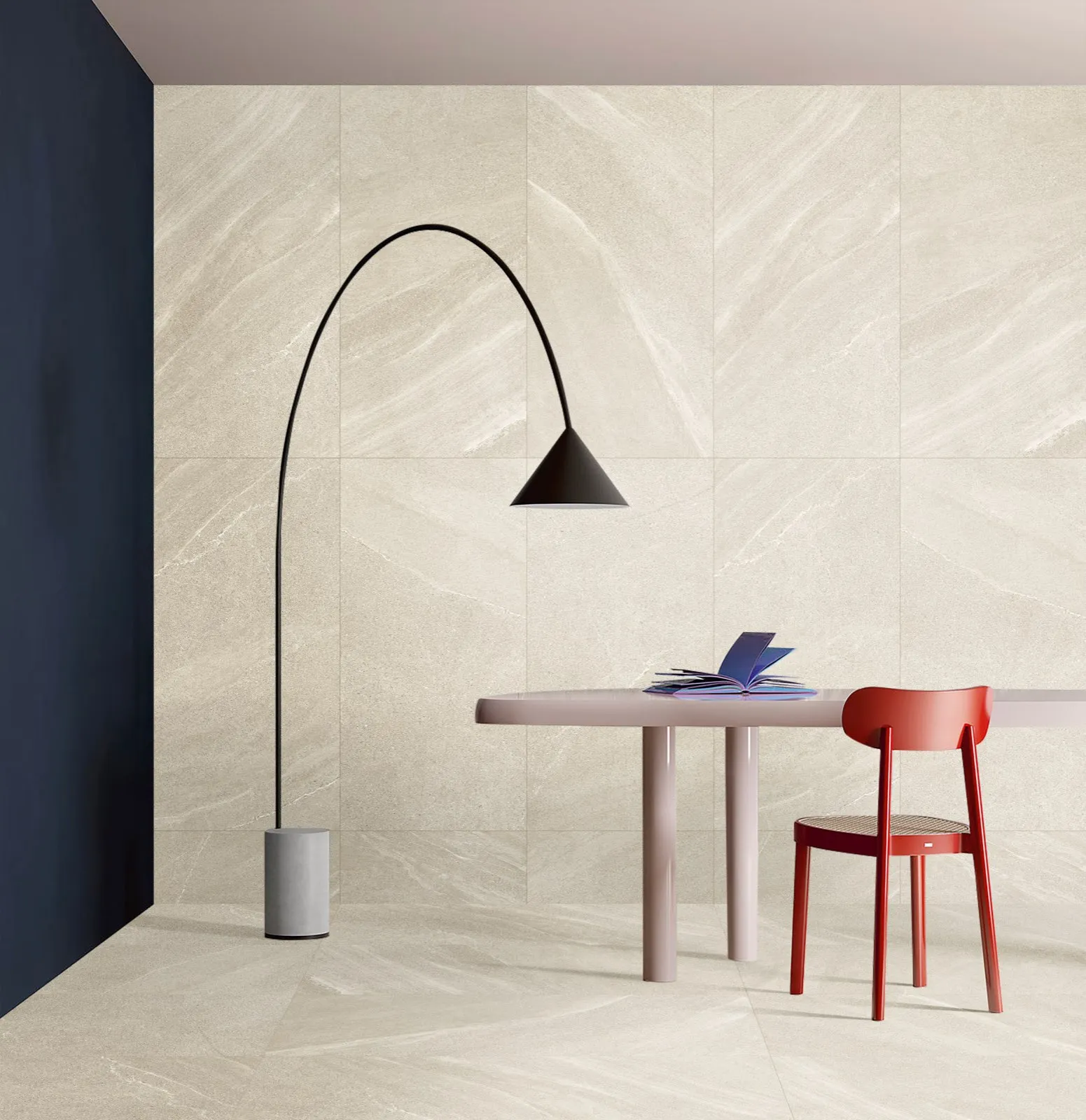 OS512DG126 / OS512DG606 403 white gray sandstone look porcelain tile in 600*1200mm / 600*600mm (24*48 / 24*24 Inches), shown as a product view showing the tile surface, color tone, pattern, and finish