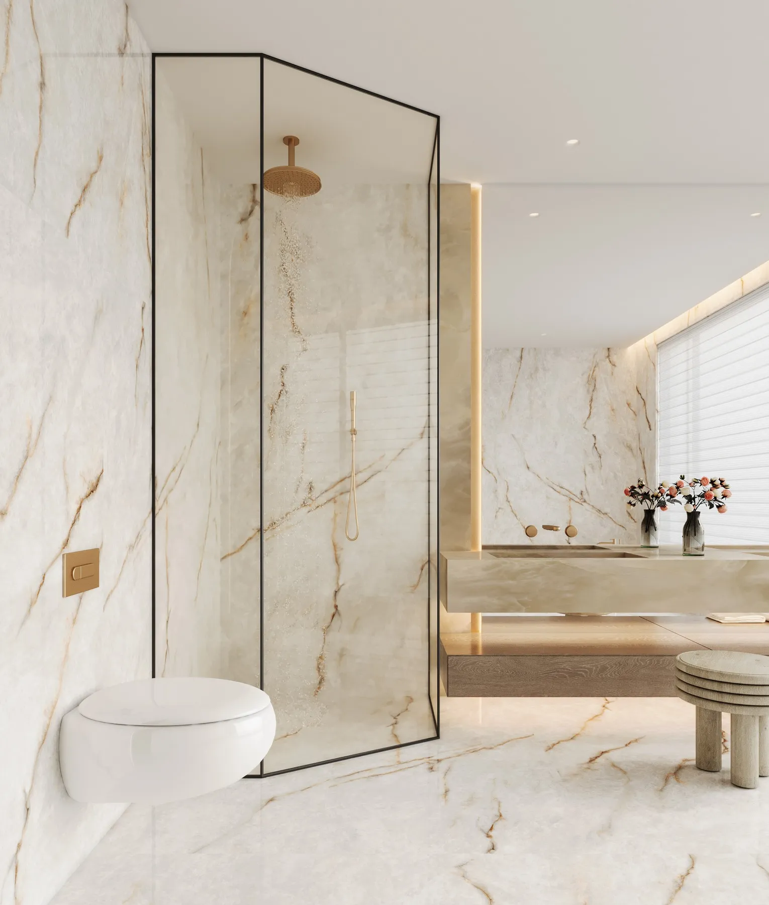 FM189621LEV white Marble Look Porcelain Tile in 900x1800mm, shown as several tile faces arranged side by side to show the surface pattern, veining, and shade variation