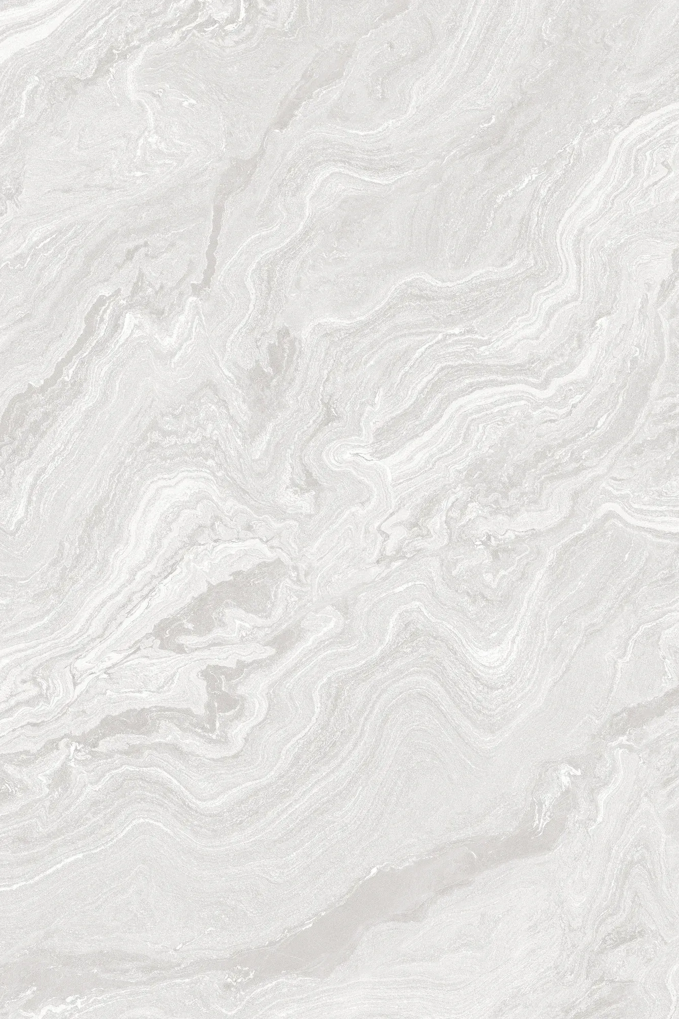 Full slab face of Gucci White white gray marble look sintered stone