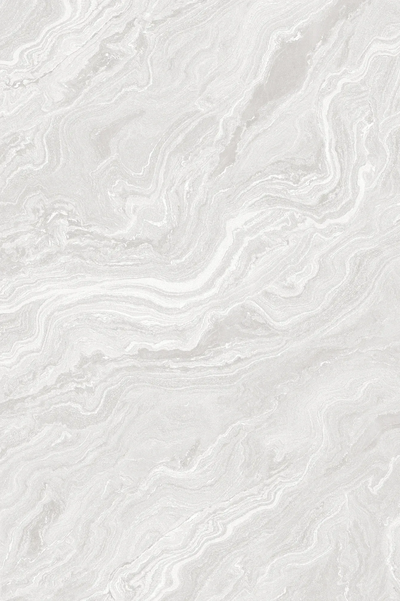 Full slab face of Gucci White white gray marble look sintered stone