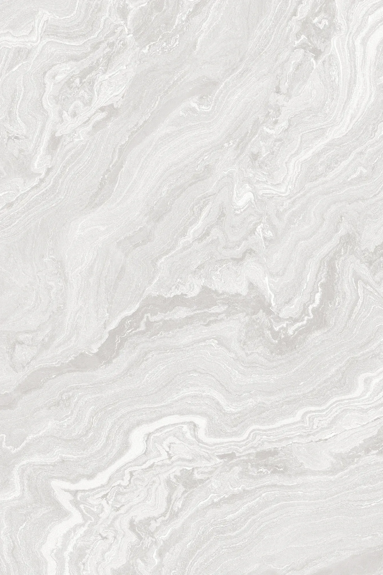 Full slab face of Gucci White white gray marble look sintered stone