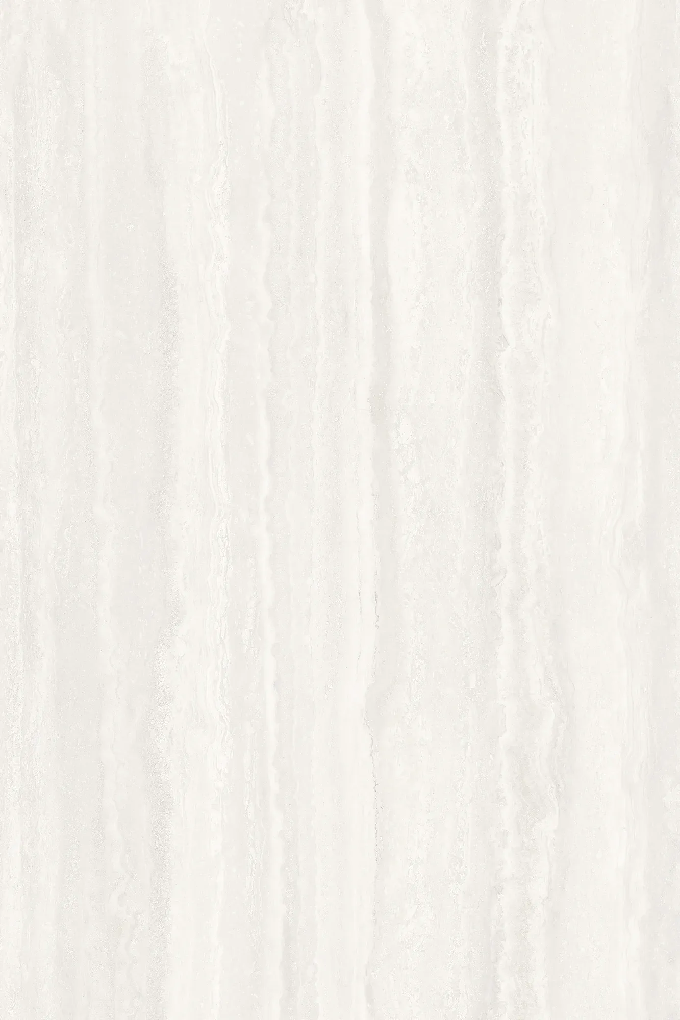 Full slab face of Ivory White Cave ivory white travertine look sintered stone