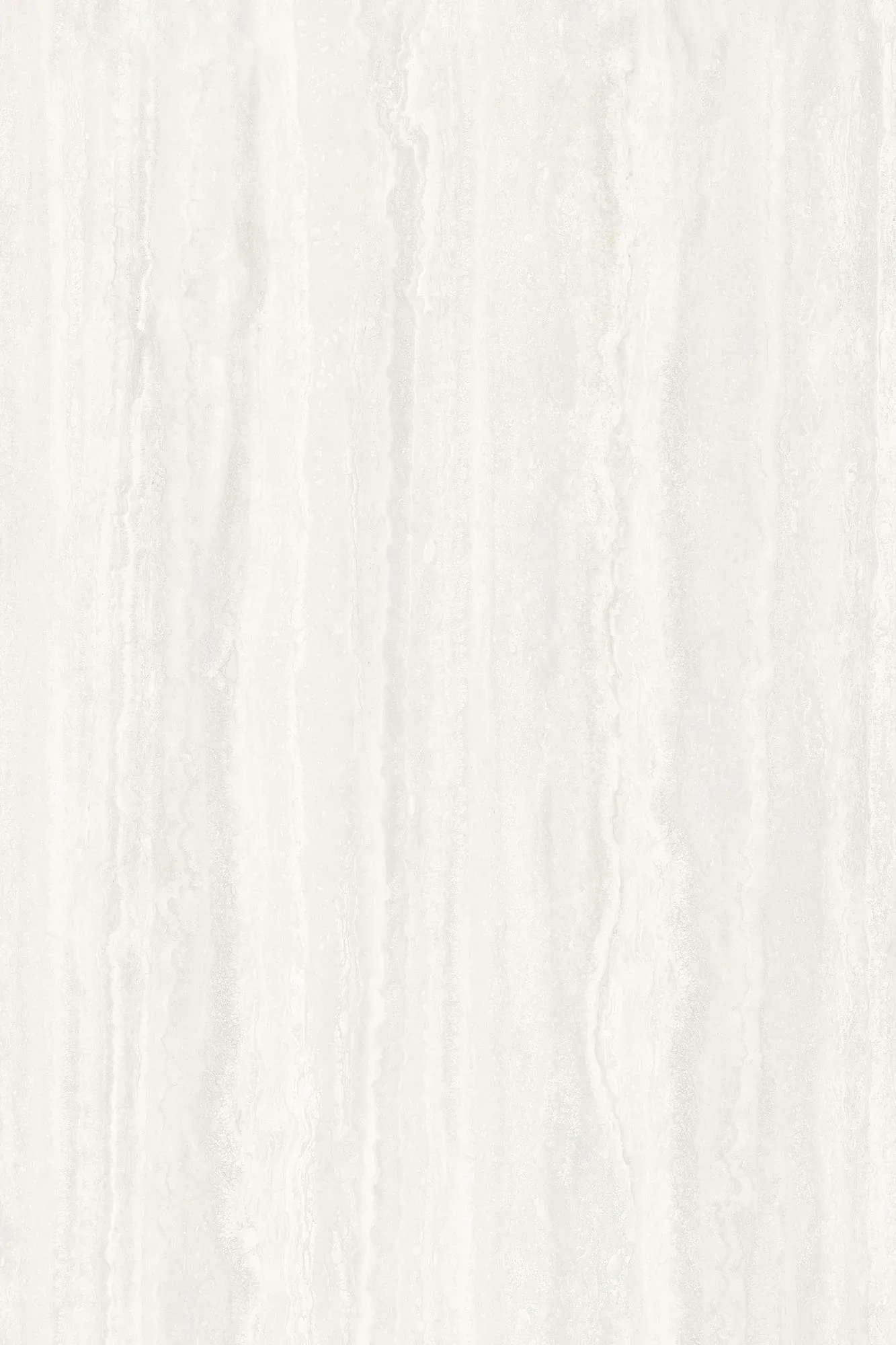 Full slab face of Ivory White Cave ivory white travertine look sintered stone