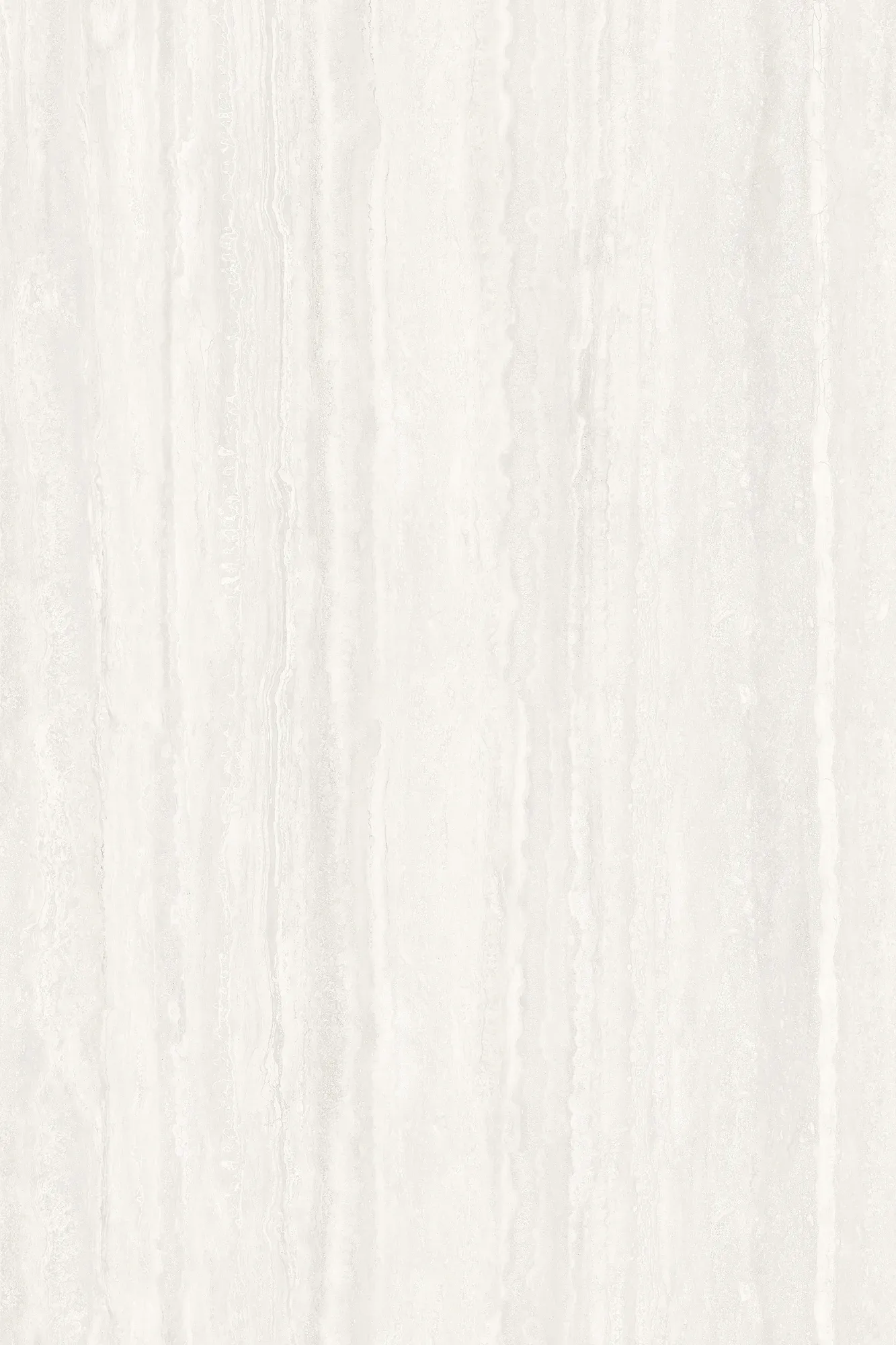 Full slab face of Ivory White Cave ivory white travertine look sintered stone