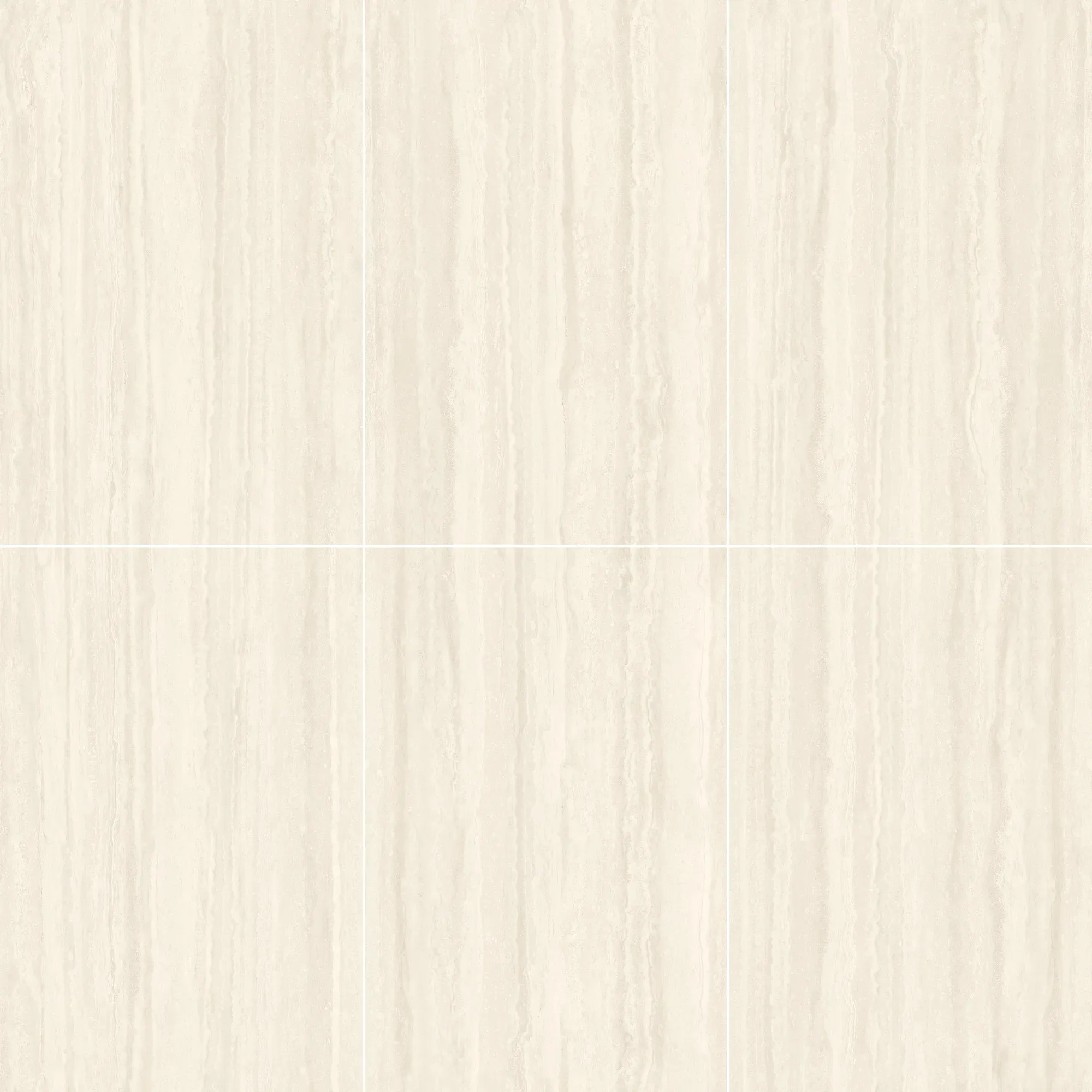 Six coordinated Ivory Yellow Cave beige yellow travertine look sintered stone slab faces