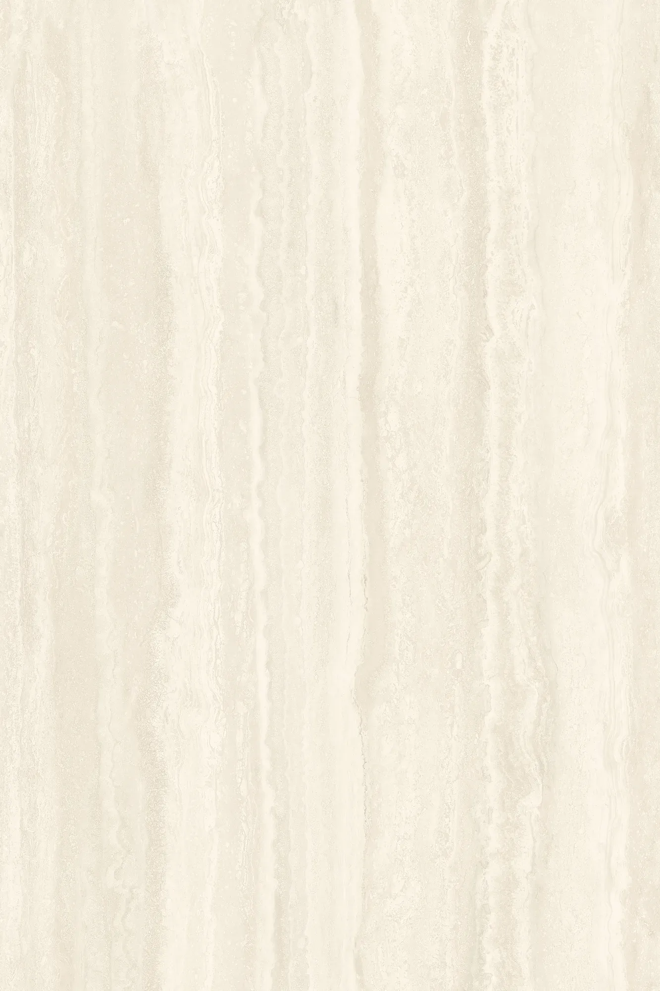 Full slab face of Ivory Yellow Cave beige yellow travertine look sintered stone