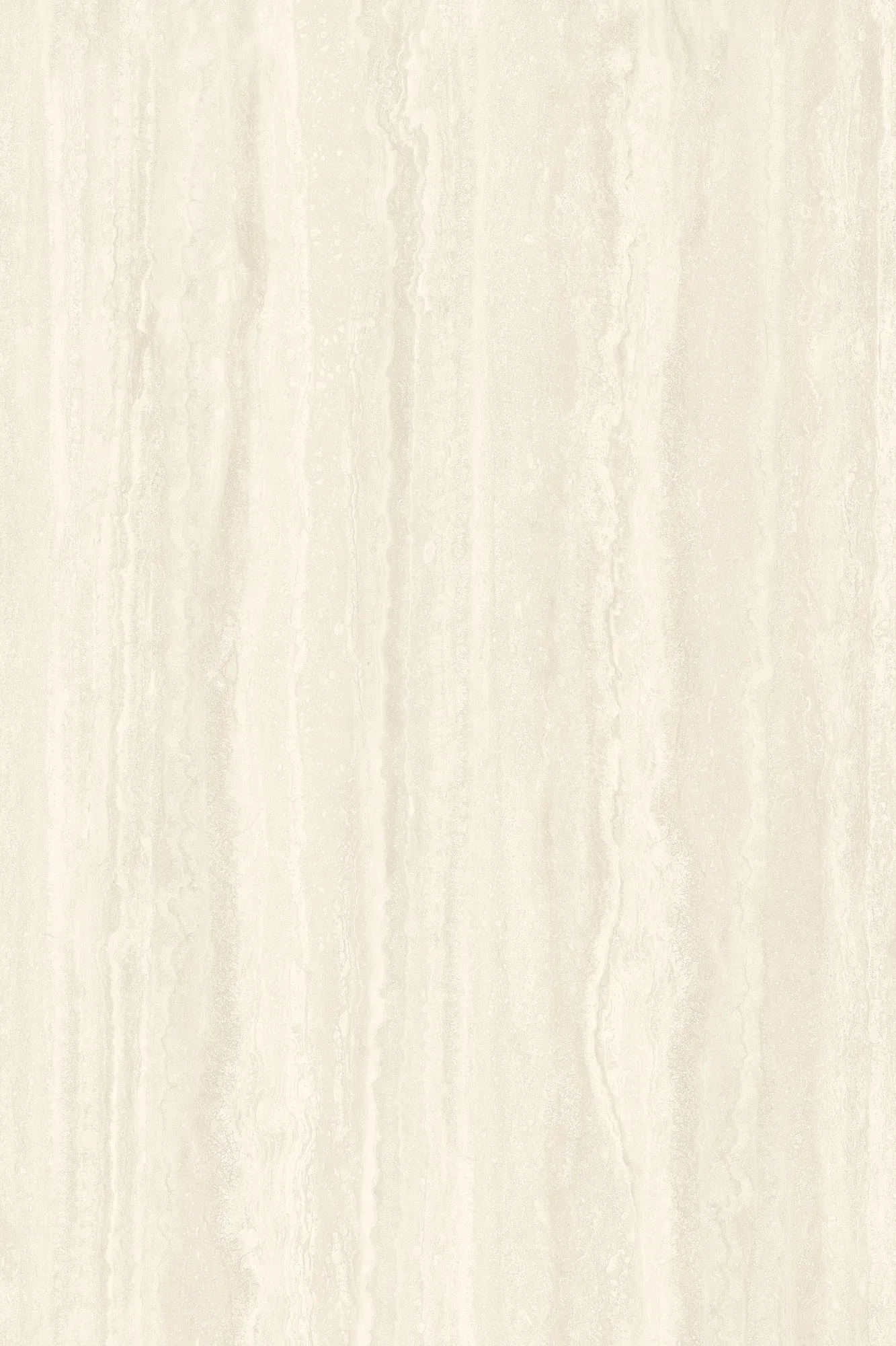 Full slab face of Ivory Yellow Cave beige yellow travertine look sintered stone