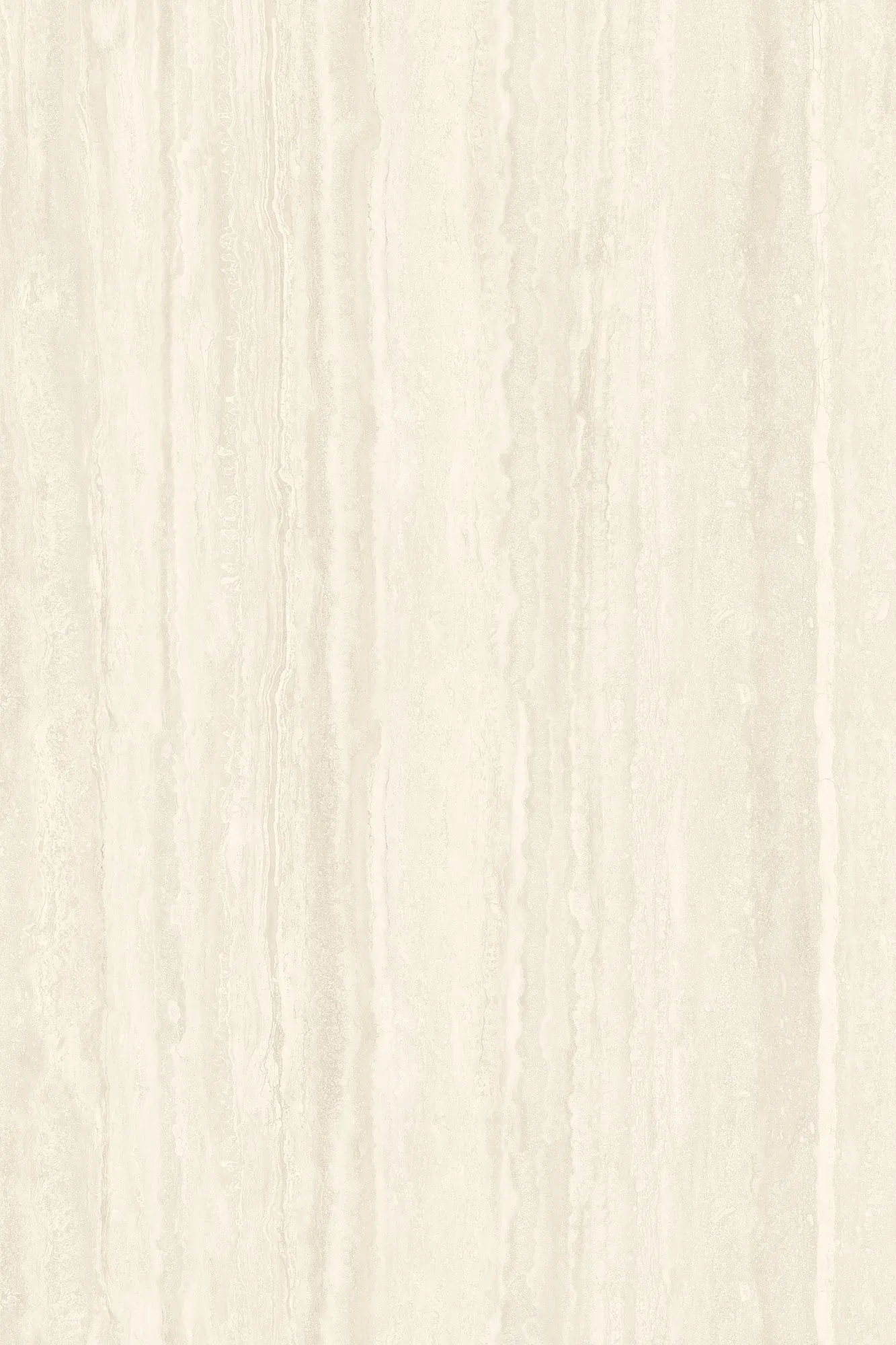 Full slab face of Ivory Yellow Cave beige yellow travertine look sintered stone