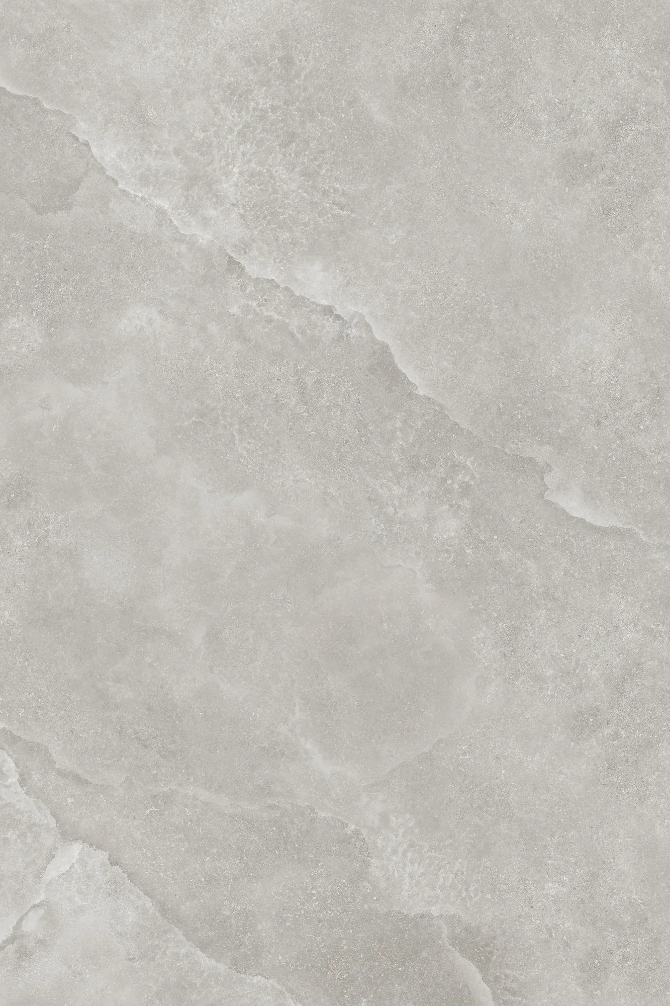 Full slab face of Jadeite Vein Gray gray onyx look sintered stone