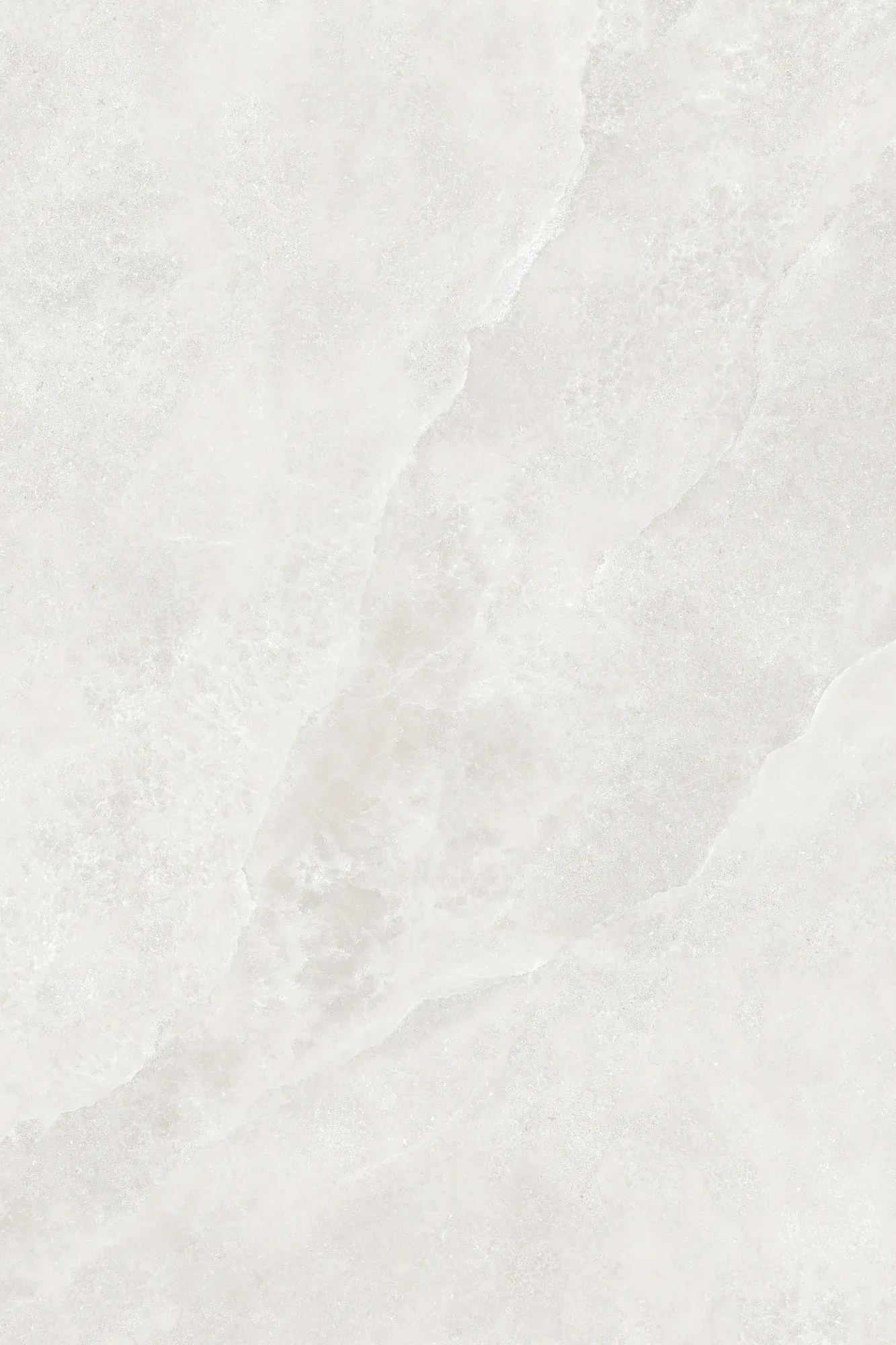 Full slab face of Jadeite Vein White warm white onyx look sintered stone
