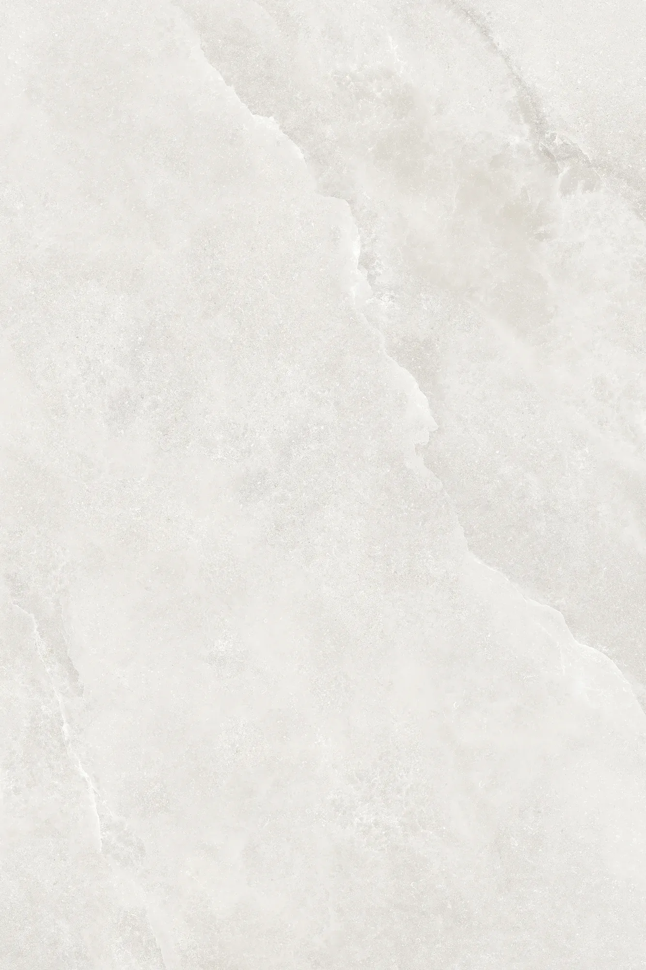 Full slab face of Jadeite Vein White warm white onyx look sintered stone