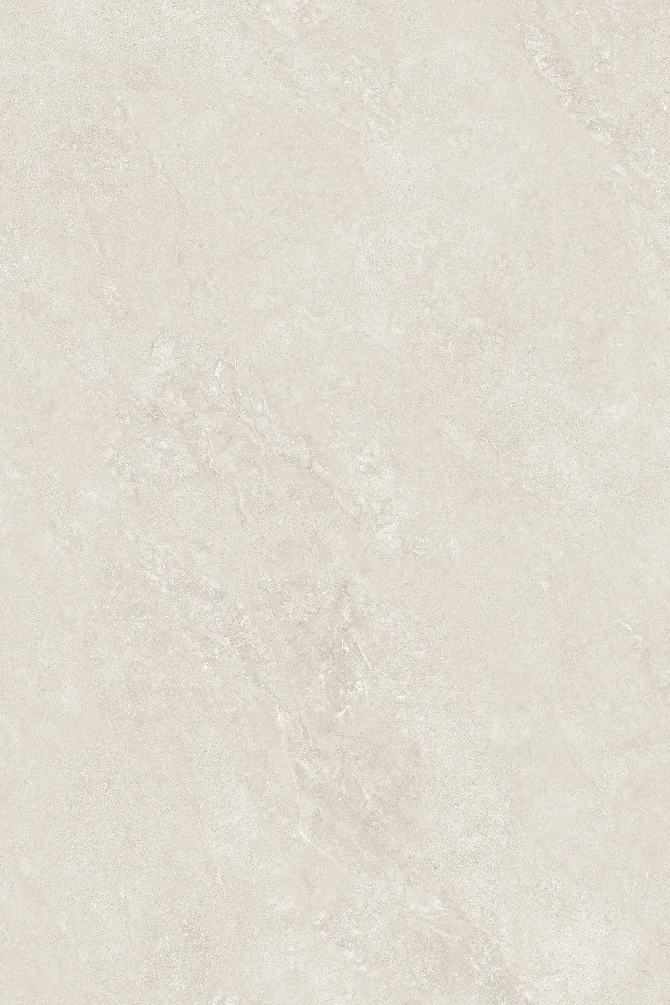 Full slab face of Pizza Grey light gray marble look sintered stone
