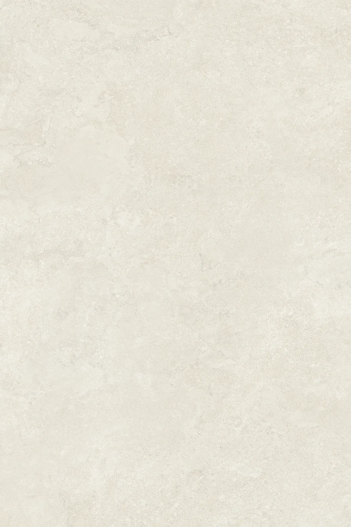 Full slab face of Portland White ivory white travertine look sintered stone