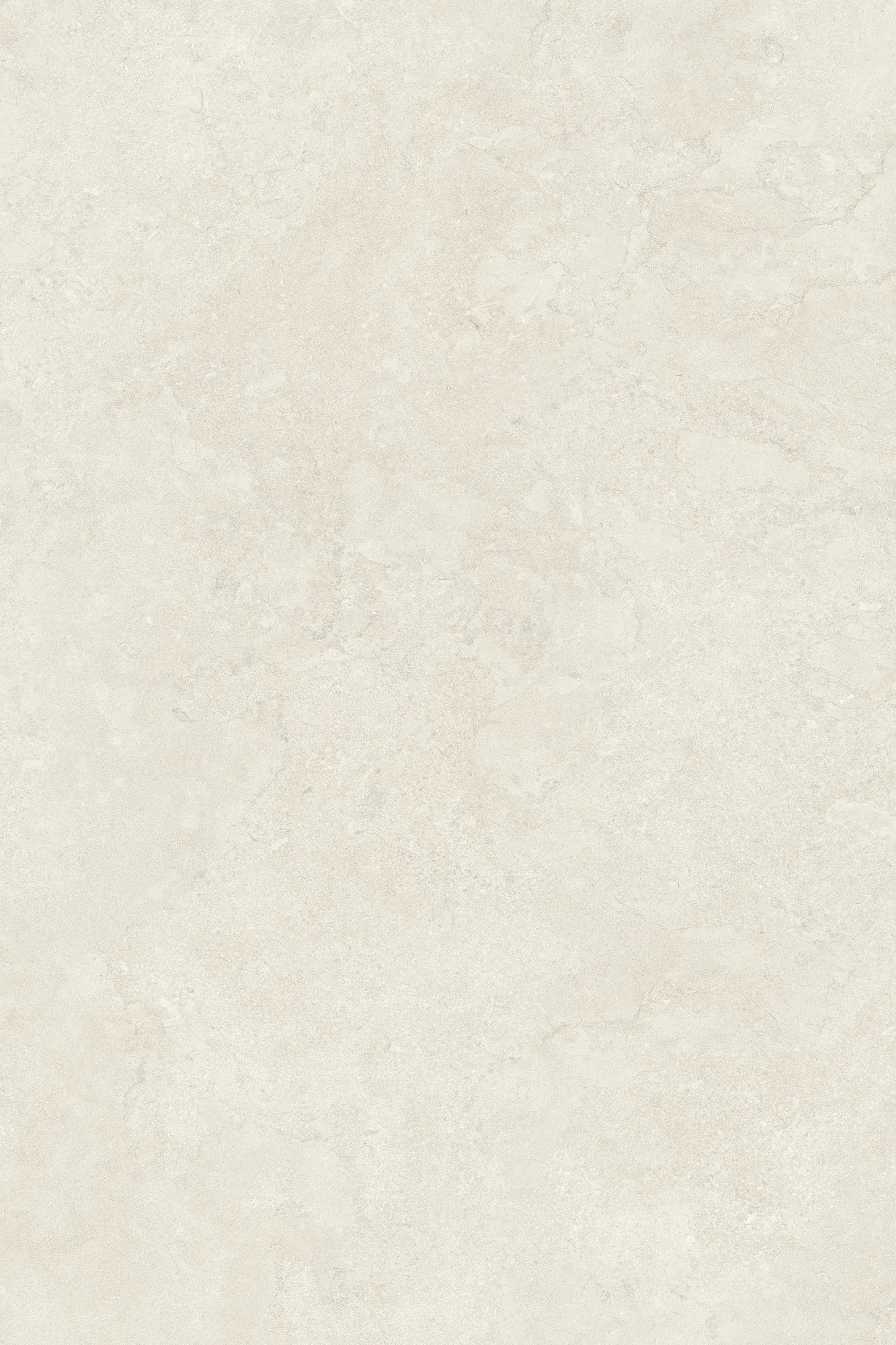 Full slab face of Portland White ivory white travertine look sintered stone