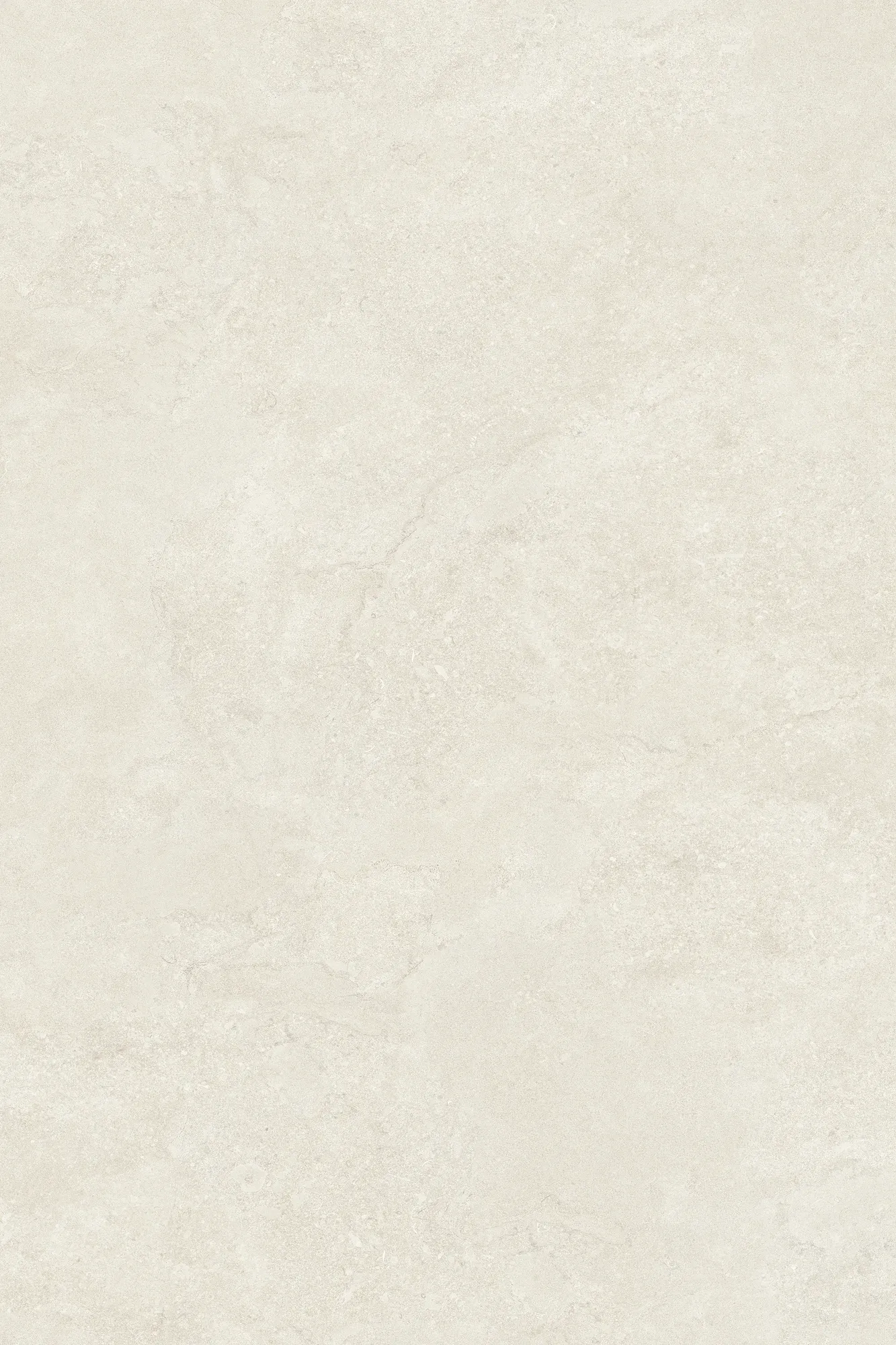 Full slab face of Portland White ivory white travertine look sintered stone