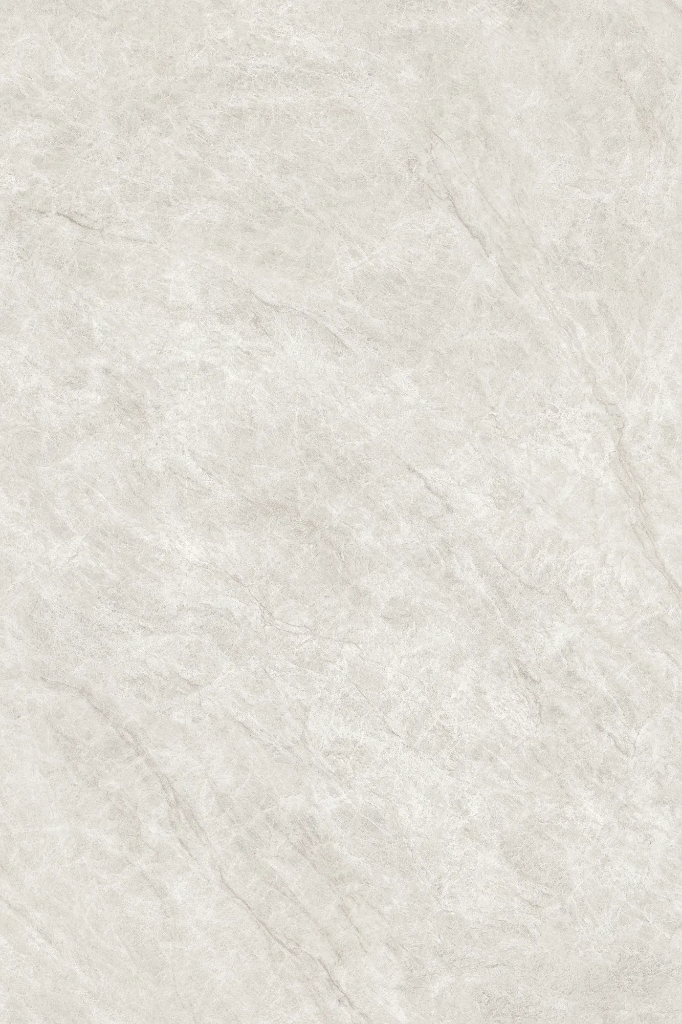 Full slab face of Taj Mahal gray white marble look sintered stone