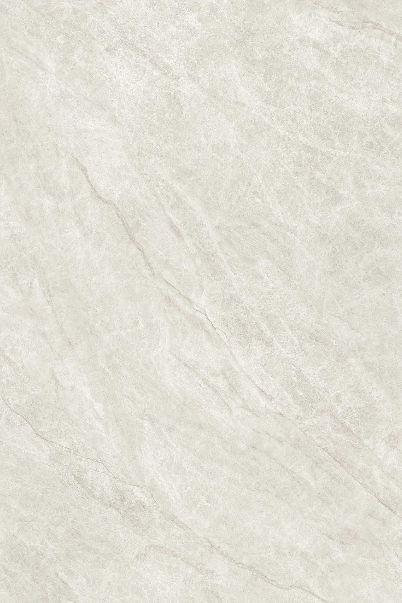Full slab face of Taj Mahal gray white marble look sintered stone