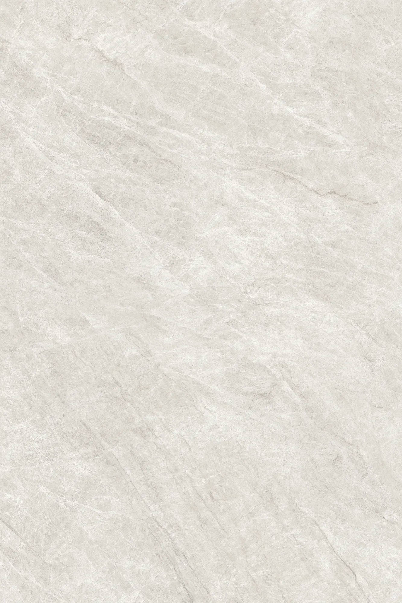 Full slab face of Taj Mahal gray white marble look sintered stone