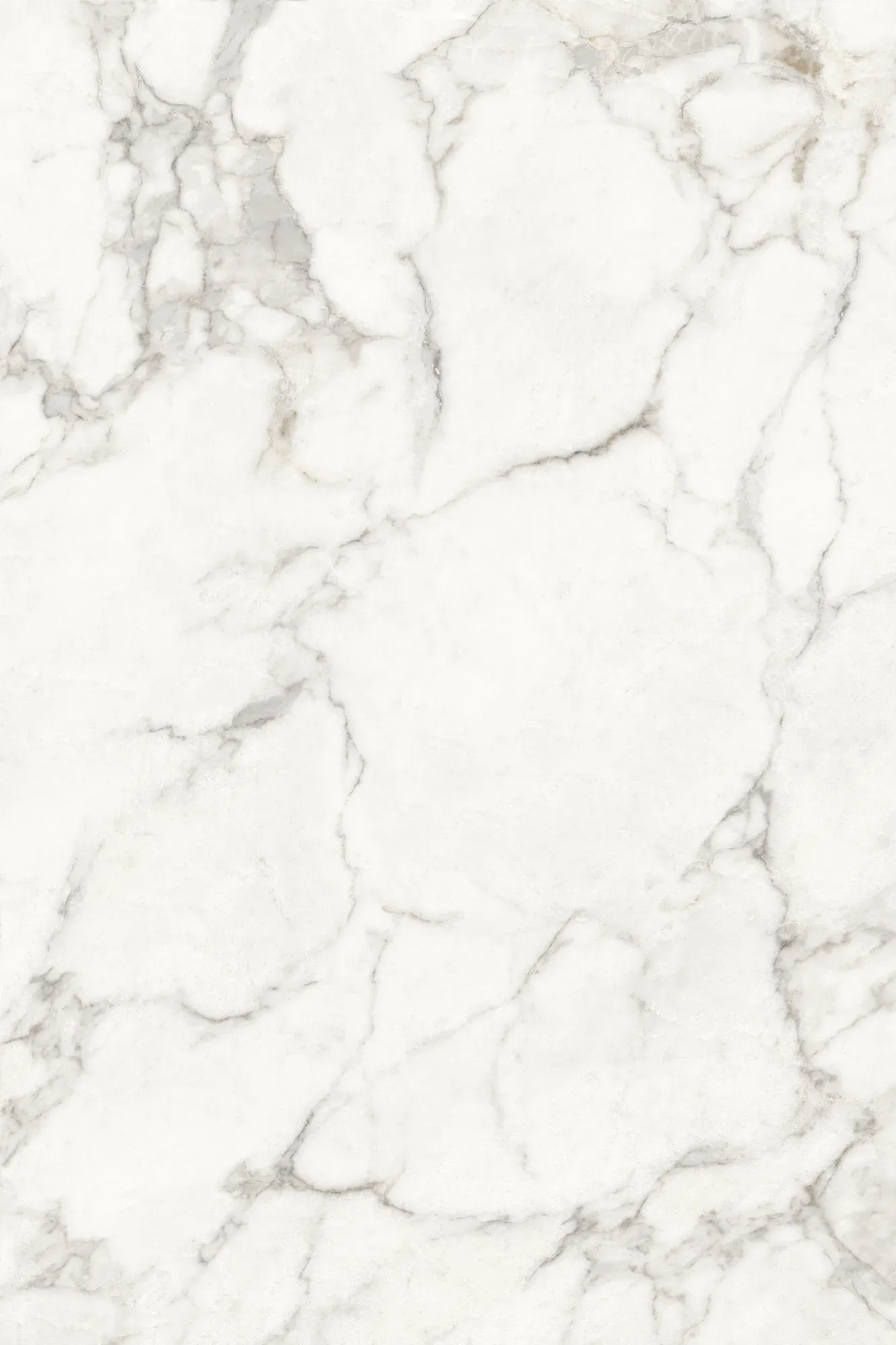 Full slab face of Tuscan Dawn white and gold marble look sintered stone